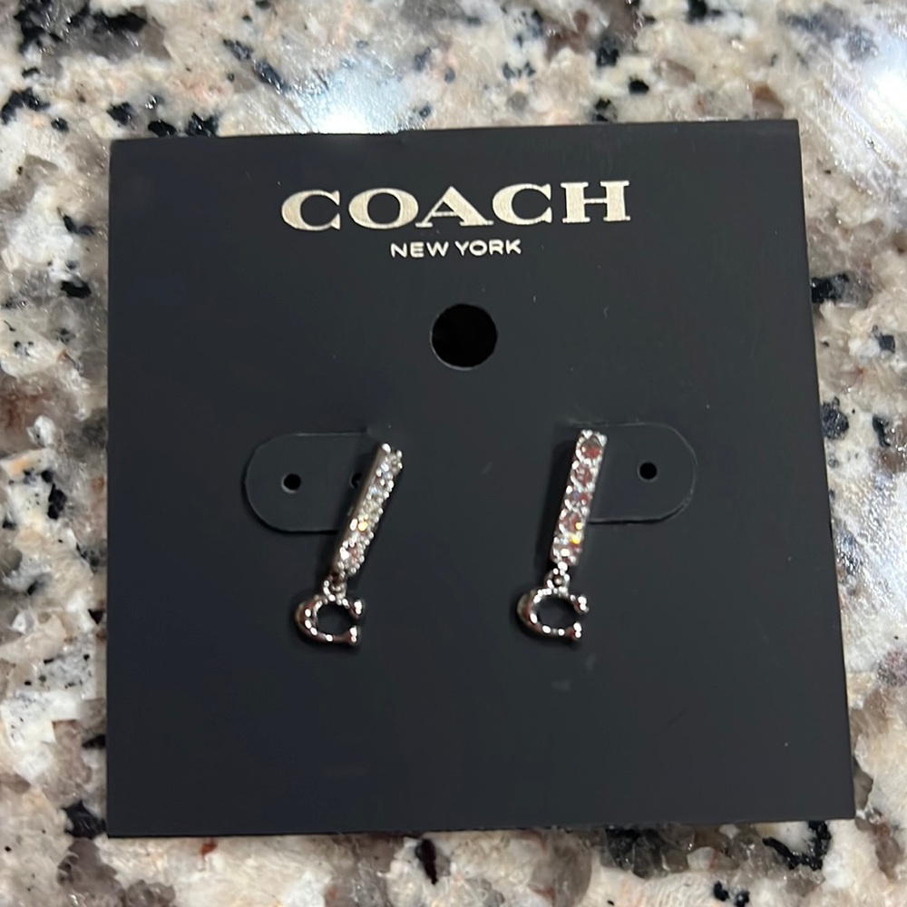 Coach earrings NWT